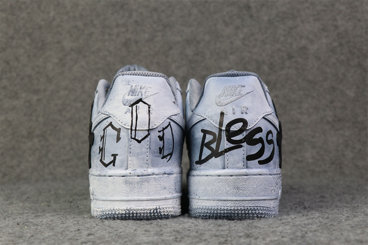 CUSTOM CHROME HEARTS X AIR FORCE 1 k1cks